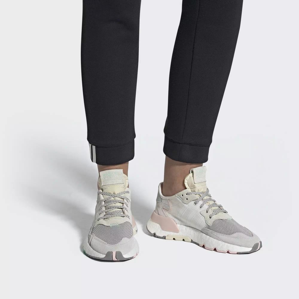 Adidas Nite Jogger W Tenis Blancos Para Mujer (MX-29647)